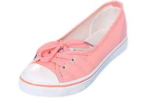 Minetom Femmes Mode Toile Chaussures Bout Rond Talon Plat Espadrilles Loisir Flâneur Chaussures