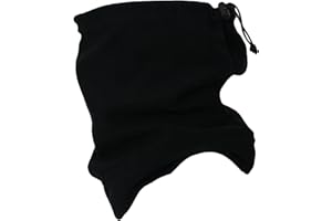 LOUISE23 Fleece Snood / Scarf Neck Warmer Black Keep Warm!