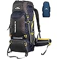 TRAWOC TRAILBLAZE 75 Liter Rucksack bag for Men & Women, Travel Backpack Camping Hiking Trekking Bag Rain Cover/Shoe Compartment, 3 Year Warranty