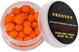 Keenso Señuelo de Pesca de Carpa, 30 Piezas/Caja 10 / 12mm Olor Carpa Boilies de Cebo de Pesca Boilies de Cebo Suave Cebo de Pesca Cebo de Bolas flotantes Artificiales Alimentador
