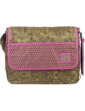 Oilily Graphic Land Messenger Bag Khaki