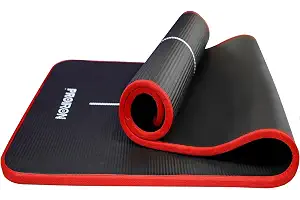 PROIRON Esterilla Yoga,Grosor 10/15mm,Ideal para Ejercicio,183x66/61cm | NBR, superficie plana, antideslizante, alta capacidad de recuperación, bordes reforzados resistentes a desgarros