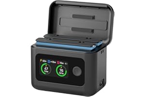 WHYCHSTORE Hub de Charge pour Insta 360 X5, 27 W avec écran LED pour Batterie Insta 360 X5, avec câble de Charge de Type C, Rechange Chargeur pour Insta 360 X5, Chargeurs de Batterie pour Insta 360X5