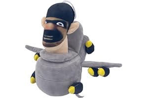 Super JAKES Skibidi Toilet Plush,Skibidi Toilet Titan Speakerman Plush Titan TV Man Plush Stuffed Animal Toys for Fans and Friends Birthday Gifts