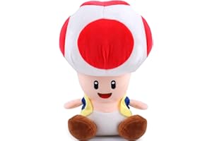 Forninc 1 x Mushroom Cuddly Toy, Mari Cuddly Toy, Mushroom Toy, Mari Plush Figure, Mari Plush, Mari Stuffed Toy, Children's Gift, Plush Toys for Children, 26 cm