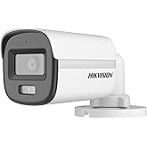 HIKVISION DS-2CE10KF0T-LPFS 4MP 3K ColorVu Ses Sabit Mini Bullet IR Kamera - 24/7 Tam Renkli Gece G&ouml;r&uuml;ş&uuml;, Dahili Mikrofon, IP