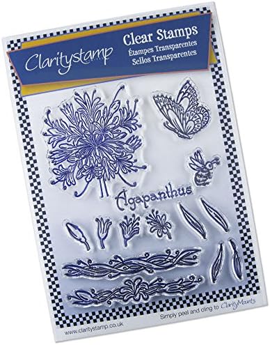 Jayne's Agapanthus - Unmounted Clear Stamp A5 Set