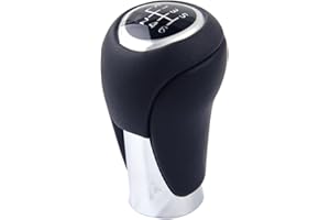 beler 6 Speed Genuine Leather Manual Transmission Gear Shift Knob