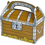 12 Schatztruhen Aus Holz – Piraten-Party Deko, Goodie-Boxen Für Kindergeburtstag & Halloween