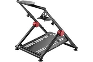 ‎NANORS NanoRS RS155 Lenkradständer Gaming Lenkrad Ständer für Lenkrad Pedale Schalthebel bis 20kg Halterung Rennlenkrad Racing Simulator Wheel Stand Radständer Rahmen