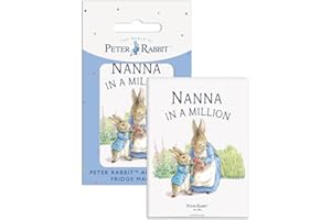 THE ORIGINAL METAL SIGN Fridge Magnet (65 x 90 mm) - Beatrix Potter - Peter Rabbit - NANNA in a MILLION