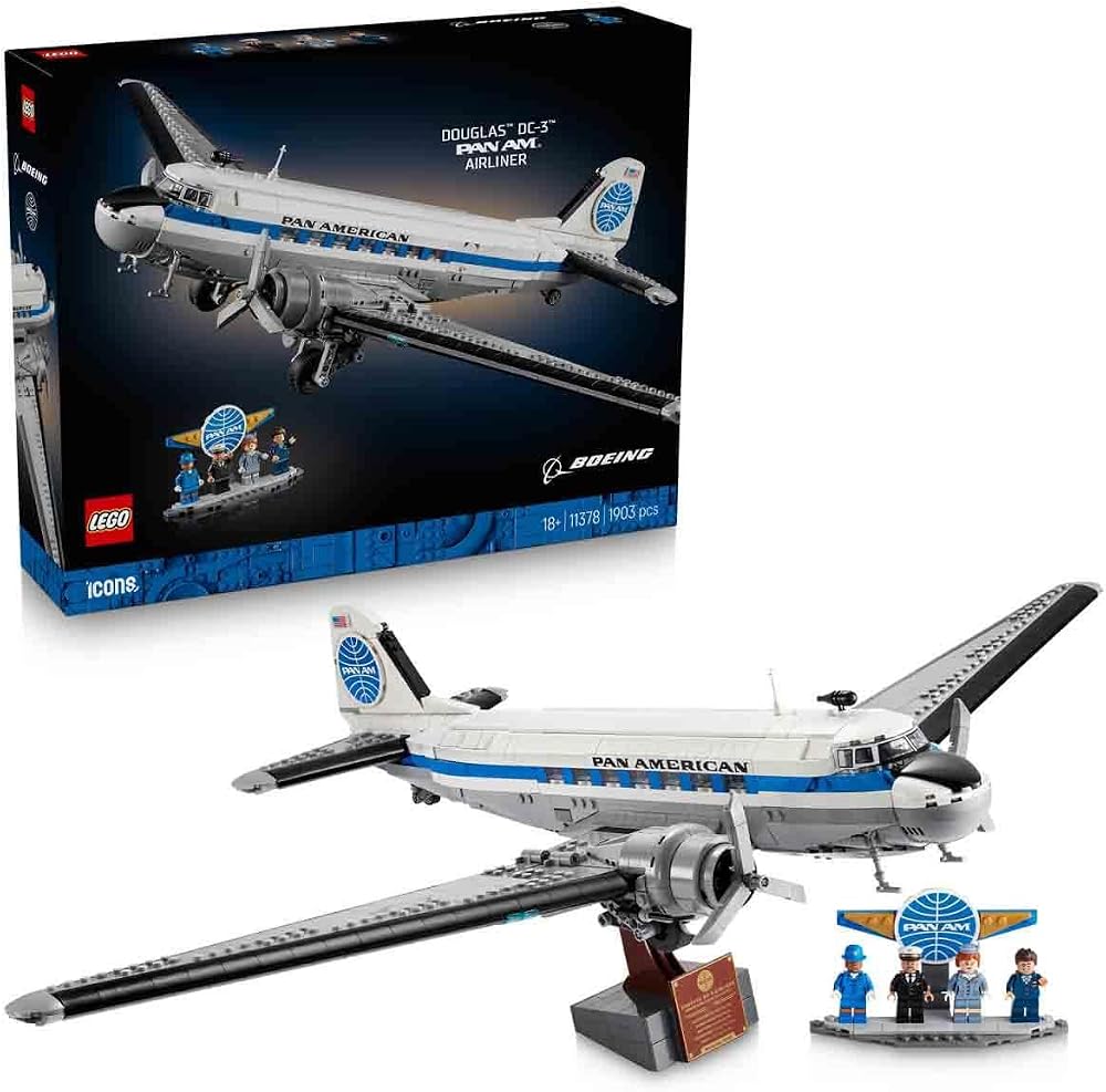 LEGO 11378 Icons Douglas™ DC-3™ PAN AM® Uçağı