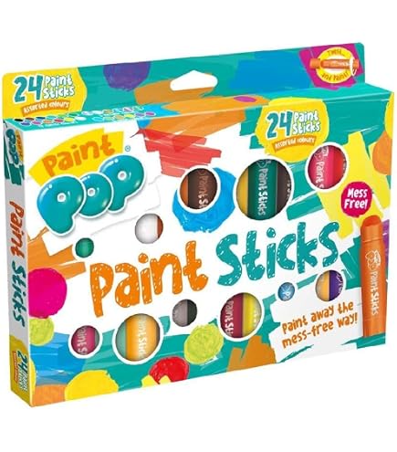 Toys, Paintastics - 12 Classic Colours, Paint Pens for Kids, Ages 6 Years Plus on
