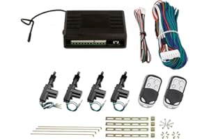 SLPRO Zentralverriegelung, Komplett Set, 4-türig, l. 2 Funkfernbedienungen, 4 Stellmotoren