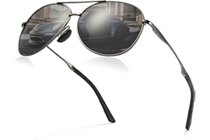 Cyxus Occhiali da sole polarizzati per uomo e donna Occhiali da sole classici con protezione UV ultra leggeri, lenti antiriflesso per guidare escursionismo, golf e pesca