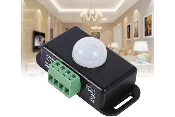 Ljus 12v Rörelsesensor 8×5×5 Dc 12v 24v Kroppssäkerhet Infraröd Pir Rörelsesensor för Ljusremsa