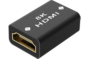 LEENUE Coupleur HDMI 8K Femelle vers Femelle 2.1 Extension avec Support 8K@60Hz, 4K@120Hz UHD HDR eARC 3D Dolby pour Ordinateur Portable, HDTV, PC, Moniteur, Roku TV