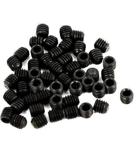 110-Pack M4 X 4mm 304 Stainless Steel Set Screws – Hex Socket Grub Screws With M2 Allen Wrench Included