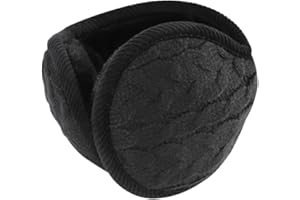 XINCHIA Winter Ear Muffs Warm Earmuffs Classic Fleece Foldable Earmuffs Wraparound Solid Soft Plush Ear Muffs Unisex Outdoor Snowboarding Ear Warmers Winter Ear Cover Ear Protector for Men Women Xmas Gift
