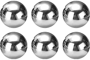 QUARKZMAN 6 Stycken Precisionskulor 25mm Diameter G25 Solidt Kromstål Kulor För Kullager Maskineri Bilindustri Och DIY