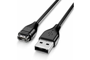 SHOP-FOR-SIMS Charger Cable Compatible (USB) with Garmin Forerunner 45/45S/55/245/265/745/935/945 - Garmin Fenix 7 7S 7X 6 6S 6X Pro 5 5S 5X Plus, Vivoactive 3 4 4S, Vivomove 3 3S, Venu 2 2S Sq.