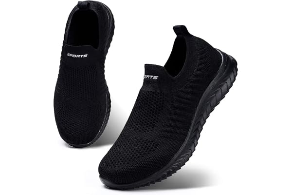 HKR Basket Femme Respirantes Chaussures de Running Marche Sport Travail Légères Sneakers 35-42EU
