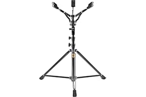 Sonic Energy Handpan Ständer Groß – Zubehör für Handpans und Steel Tongue Drums – Höhenverstellbar bis 39" / 100 cm – Pulverbeschichteter Stahl, schwarz (HPS)