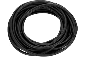 PATIKIL 8 m (26 fot) naturlatex gummirör, 3 mm (1/8 tum) ID x 6 mm (1/4 tum) OD sling shot gummiband gummirör för träning, tö