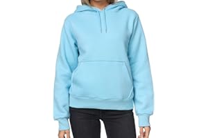 Smith & Solo Hoodie Damen – Kapuzenpullover Frauen Baumwolle Long, mit Kapuze Pullover Sweatshirt Rundhals, Slim Fit Freizeit Sport Langarmshirt, Hoodies Training - Pulli Streetwear