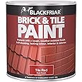 Blackfriar BKFBTMR500 Brick and Tile Paint, 500 ml, Matt Red