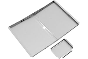 CAPTAINGRILL Grease Tray with Collection Tray - Universal Drip Pan for 4/5 Burner Gas Grill Models from Dyna Glo, Nexgrill, Expert Grill, Kenmore, BHG and More - Galvanised Steel Replacement Parts (24" - 30")