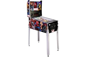 Arcade1Up - Flipper Marvel Digital - 10 Jeux Inclus - Noir - Unique