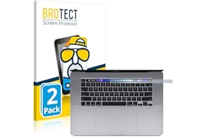 brotect Screen Protector Anti-Glare compatible with Apple MacBook Pro 16" 2019 (ONLY Touch Bar) (2 Pack) Screen Protector Matte, Protection Film