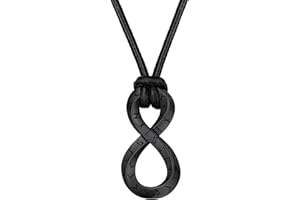 FaithHeart Collar Vikingo Runas Acero Inoxidable 316L Hombre Mujer Letras Alfabetos Rúnicos Joyería Espiritual Nórdica de Talismán de Familias Parejas