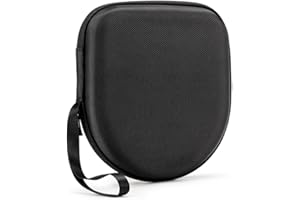 AZURAOKEY Twarde etui na słuchawki, etui na słuchawki kompatybilne z JBL TUNE 510BT, bezprzewodowe etui ochronne na słuchawki Bluetooth, torba do przechowywania, twarda torba podróżna (czarne)