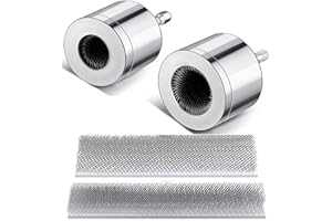 GDFNMOGO Limpiador de tuberías de cobre, limpiador de tuberías de 15+22 mm para taladro, cepillo de limpieza de tuberías de metal para fontanero profesional y tuberías de limpieza (15 mm)