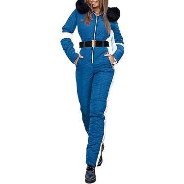 Produktbild von Rosa Frauen Ski Overall, Winter Schneeanzug Für Frauen, Warme Overall Damen, Snowboarding Anzug Frauen, Ski Einteiler Für Frauen, Schneeanzug - Schweiz