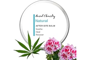 ANCIENT CHEMISTRY 100% Natural Mosquito bite Relief Soothing After Bite Anti Itch Balm Suitable for Children Fast Relief from Insect Bites Natural Ointment with Vitamin E and Essential Oil Made in UK (15ML)