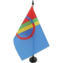 AZ FLAG Bandiera Slovenia 45x30 cm - Bandierina Slovena 30x45 cm Cordicelle