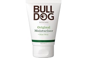 Bulldog Skincare Original Men's Moisturiser, Non-Greasy Hydration, Fast Absorption Daily Moisturiser for Men 100ml