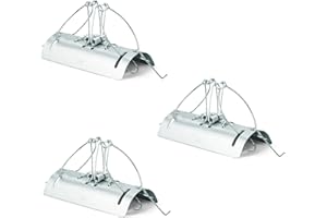 Pest-Stop Tunnel Mole Trap – Deter Moles – Capture Moles – Strong Mechanism – Durable – Rust Resistant – Reusable – Pack of 3