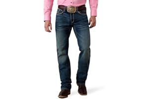 ARIAT Men's MNS M4 Str Preston Boot Jean Silverton Jeans