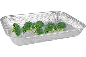 COLLBATH Cesto di scarico per frutta e verdura, sopra il grande cesto di frutta, cesto per la cucina, in metallo, per la biancheria, per alimenti