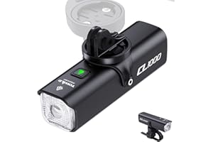 towild 600/1000 lumens Lumières Vélo avec Télécommande sans Fil,CL600/CL1000 Lampe Velo LED pour Le Trajet, la éclairage Avant de Vélo Rechargeable, étanche IPX6 pour la Conduite de Nuit