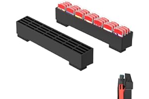 GEEKRIA Game Card Storage with 28 Game Card Slots Card Holder Compatible with Nintendo Switch OLED, Use Stand Alone or Mount to Switch Dock