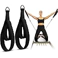2 Pcs Pilates Double Loop Straps for Reformer Feet Fitness Equipment Straps D-Ring Exercise Yoga Pilates Equipment for Gym Workout Home