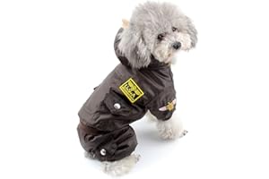 Pegasus Selmai Combinaison à capuche imperméable pour chien en polaire