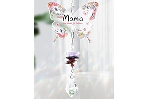 ‎TULOLVAE Tulolvae Geschenk für Mama, Kristalle Sonnenfänger Glücksbringer Geburtstagsgeschenk für Mutter, Geburtstag Ostern Muttertag Danke Frauen von Tochter Sohn