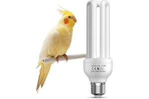 ‎BRIGHTARK BrightArk Vogellampe E27 UVB 2.4 für Vögel, Papageien, Reptilien