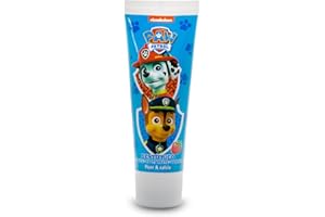 LORENAY Paw Patrol Dental Magic Strawberry Flavour Kids Toothpaste with Fluoride & Calcium for Healthy Gums, Toothpaste for Children 3+ Years, 75ml